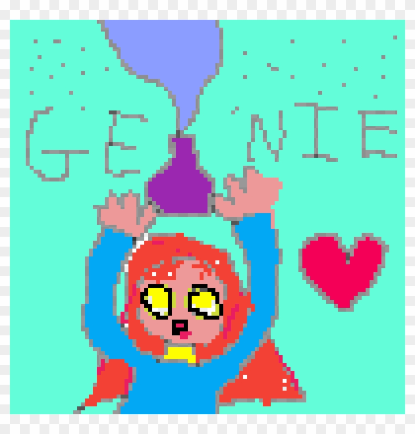 Geinie In A Bottle Clipart