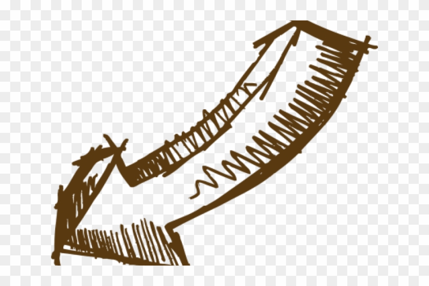 Vintage Arrow Clip Art Clipartsco - Sketch Curved Arrow Png Transparent Png