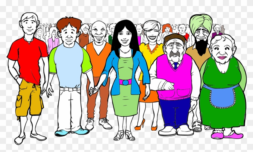 Grandparents' Group Supporting Grandparents Who Are - Social Group Clipart