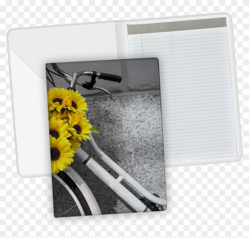 Desk Folder Daisy - Yellow Flowers Color Splash Clipart