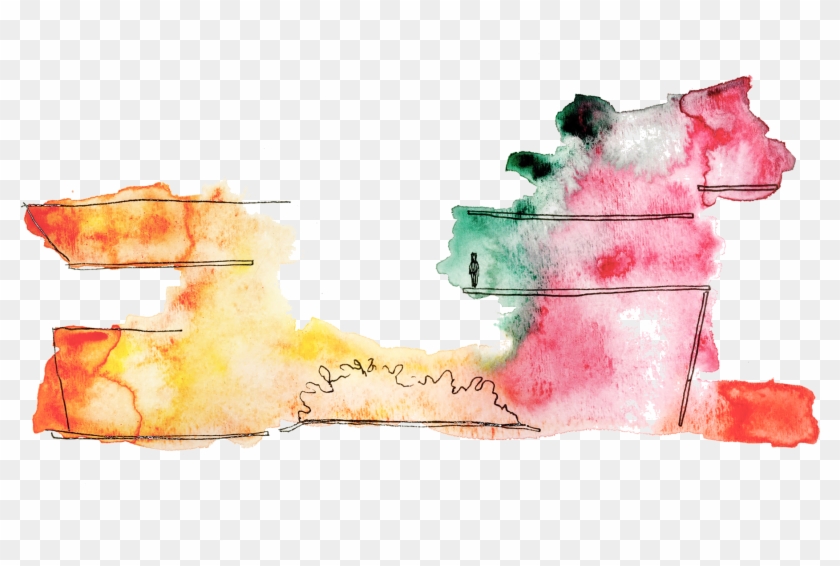 Exploratory Watercolor Sections - Visual Arts Clipart #5151522