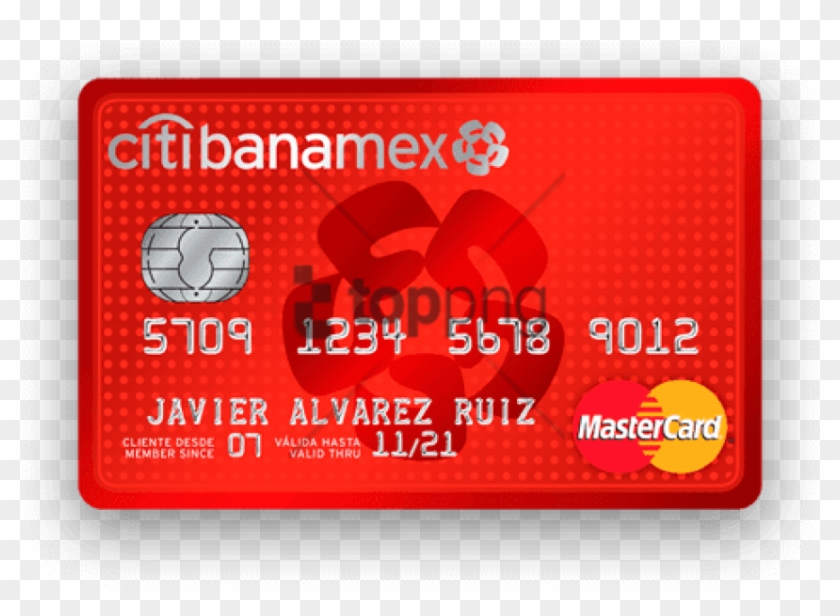 Free Png Download Tarjeta De Credito Banamex Clasica - Mastercard Clipart