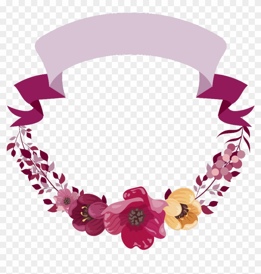 #banner #banners #sign #frame #ribbon #floral #flowers Clipart