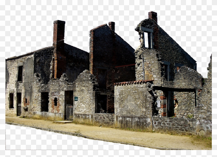 Edificio, Francia, Oradoure, Ruina, Aldea, Patrimonio - House Clipart #5151867