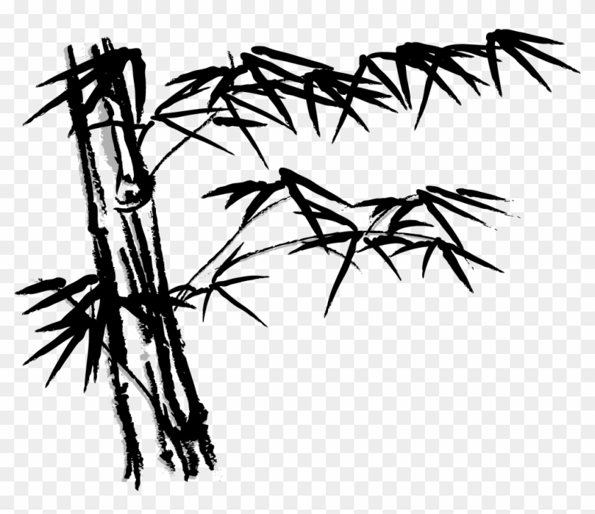 Bamboo Vector Silhouette - Deshon Road Stone Mountain Super China Clipart