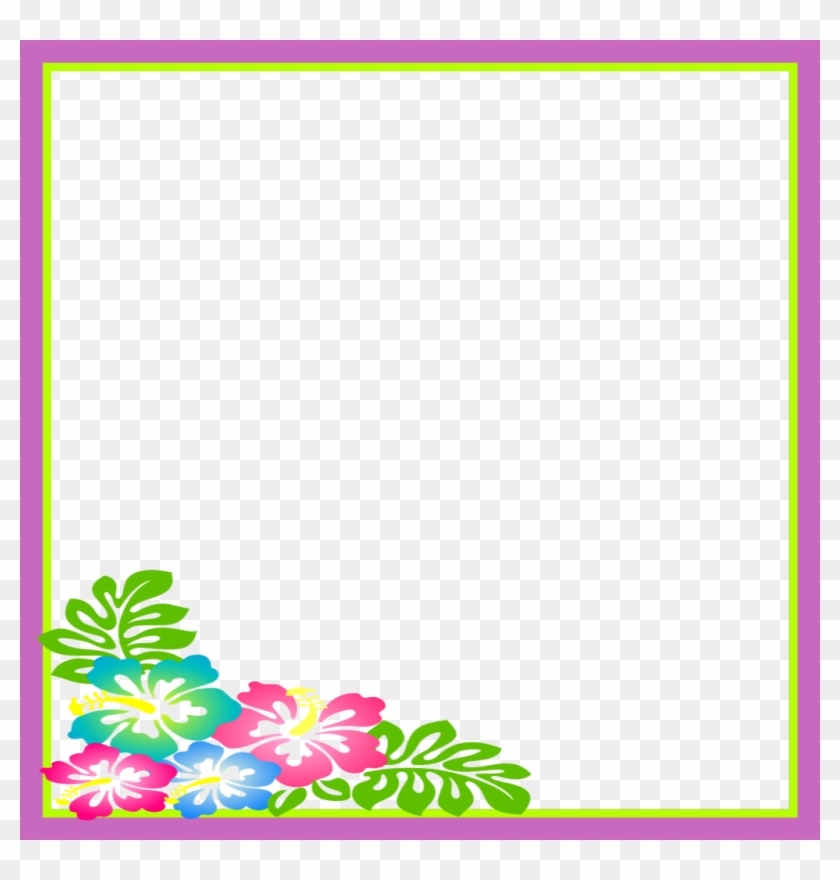 #mq #flowers #tropical #frame #frames #border #borders Clipart