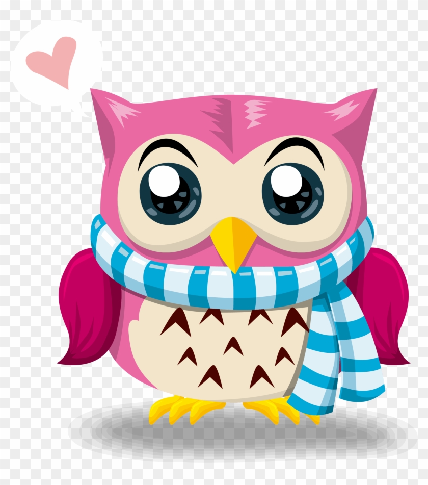 Drawing Clip Art Vector Material Cartoon Festival - Free Christmas Owl Clipart Png Transparent Png #5152545