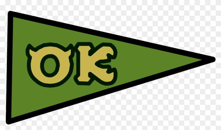 Pennant Png - Monsters University Ok Flag Clipart #5152759