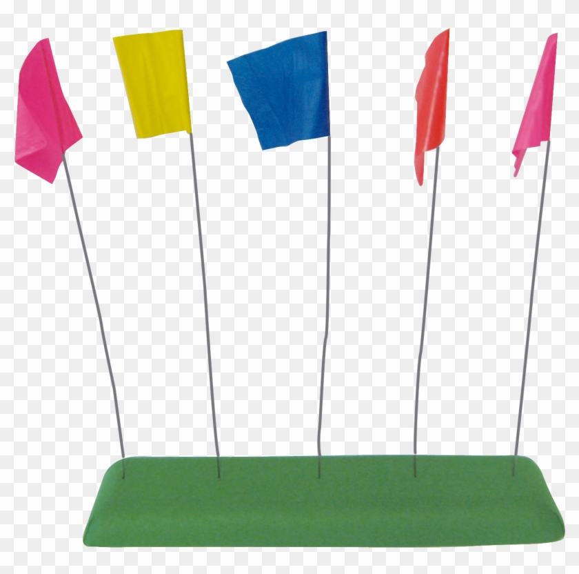 Banderas De Replanteo Flag Mark - Drapeau De Marquage Clipart