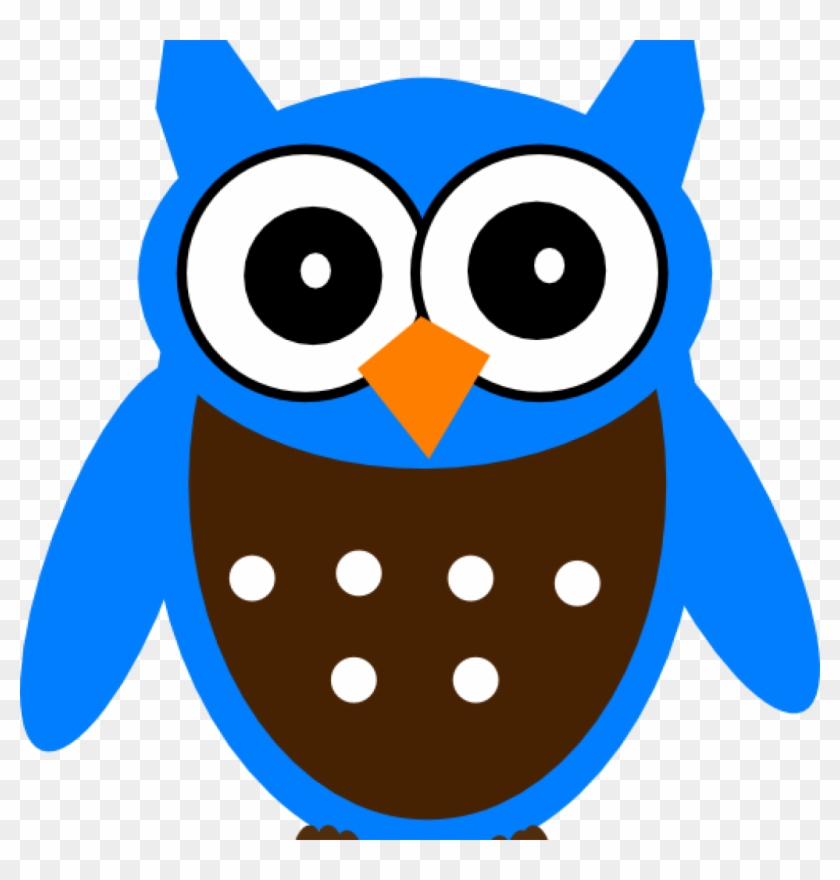 Blue Owl Clip Art Cute Blue Owl Clip Art At Clker Vector - Clip Art Green Owl - Png Download #5153082