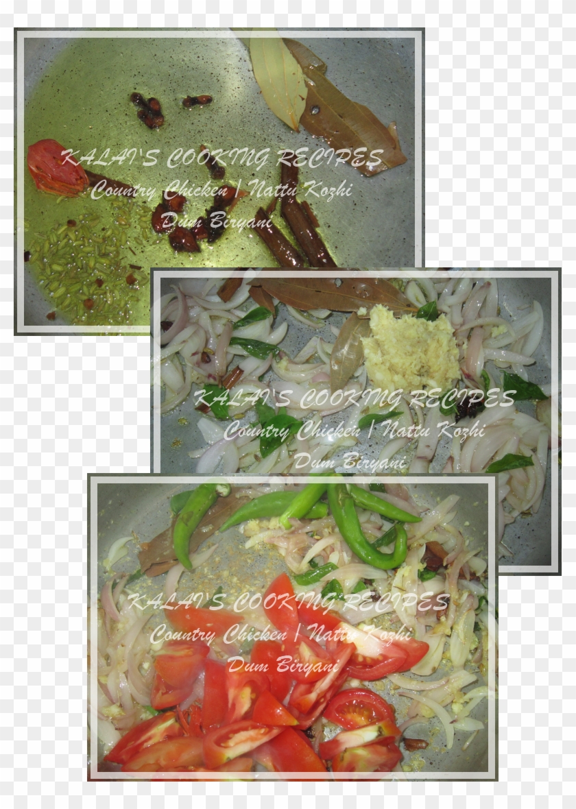Steps To Make Country Chicken Dum Biryani - Garden Salad Clipart #5153215
