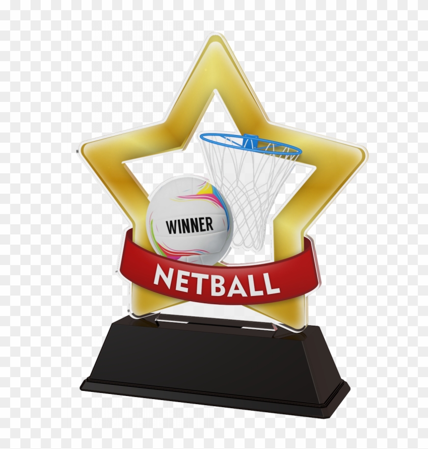 Mini Star Netball Trophy - Biology Trophy Clipart #5153244