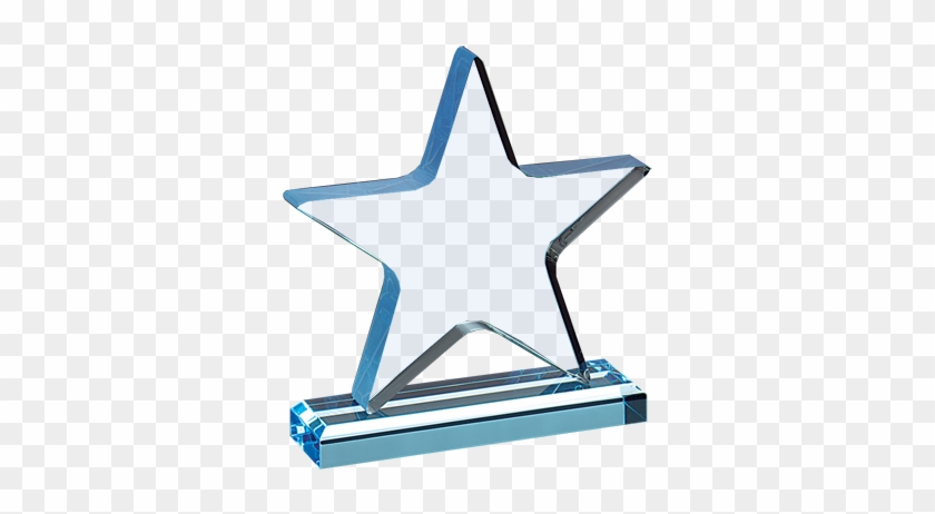Acrylic Trophy Acrylic Trophy, Star Trophy, Acrylic - Acrylic Star Trophy Png Clipart