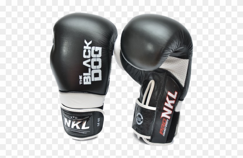 Guantes Boxeo "nkl Black Dog" Piel De Bufalo - Amateur Boxing Clipart #5153645