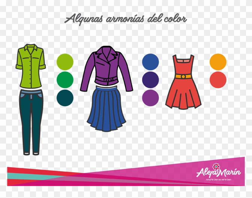 Si Te Fijas, La Mayoría De Las Veces La Decisión De - Armonia Cromatica En Ropa Clipart #5153794