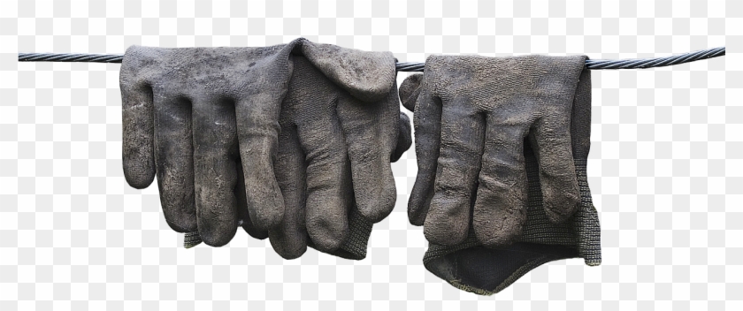 Gloves Wire Rope Suspended - 消防 革 手袋 手入れ Clipart