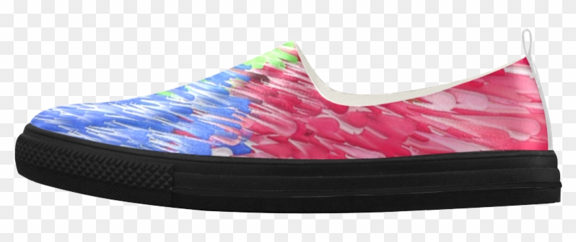 Paint Splashes By Artdream Apus Slip-on Microfiber - Running Shoe Clipart
