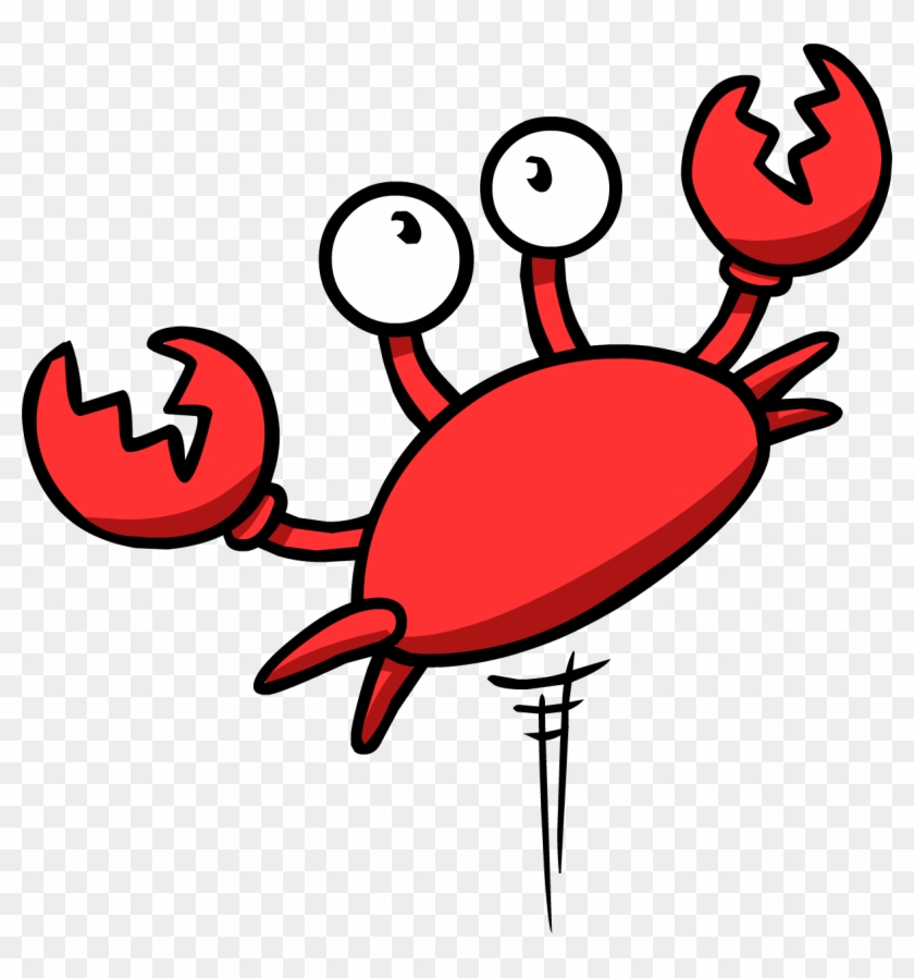 Crab Cartoon Png - Club Penguin Crab Ice Fishing Clipart