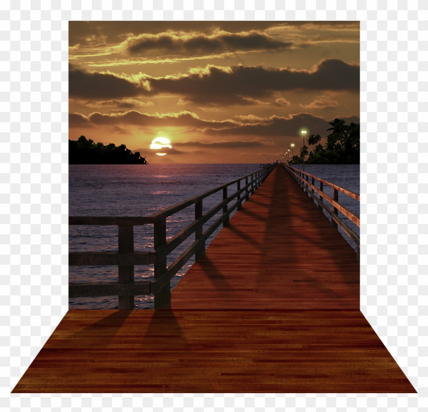 3 Dimensional View Of 10'x20' Backdrop - Pier Clipart #5154511