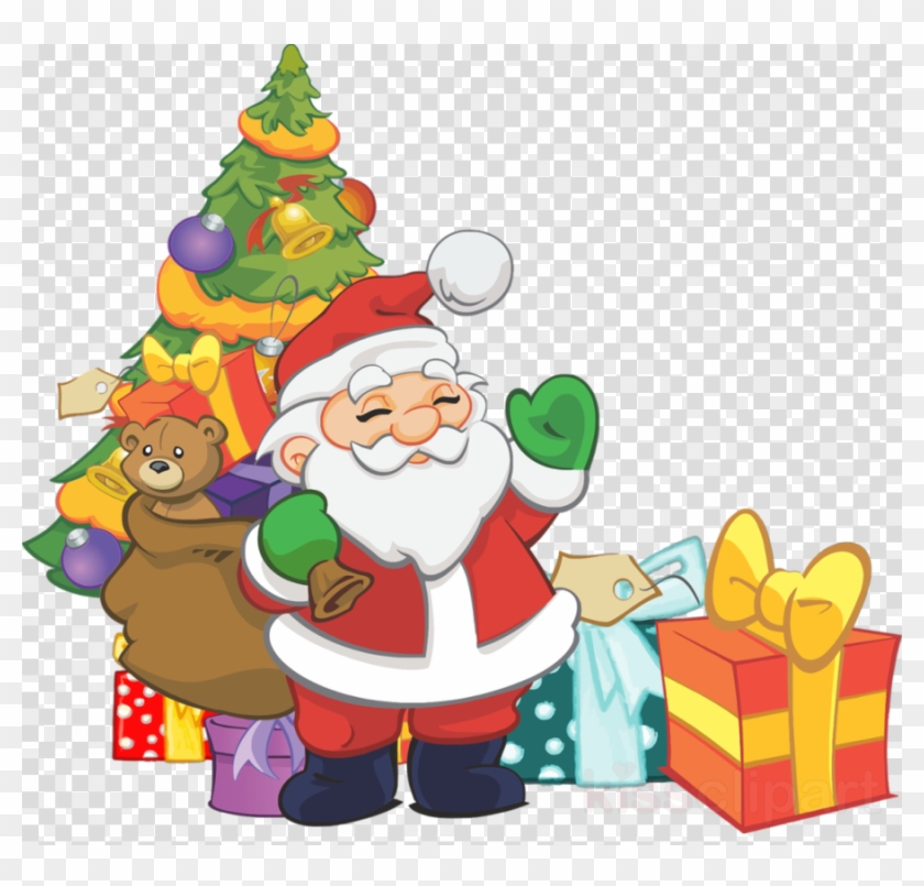 Download Thanksgiving Coloring Books For Kids Clipart - Christmas Tree And Santa Png Transparent Png