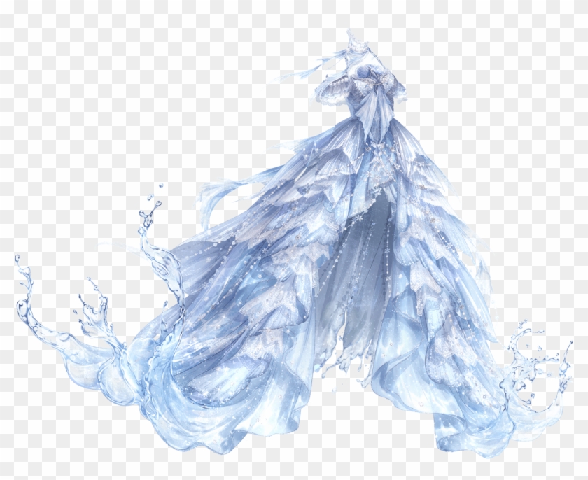 Colorful Water Wave - Drawing Water Dress Clipart #5154819