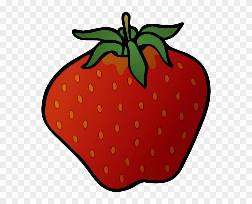 How To Set Use Strawberry 10 Svg Vector - Hd Cartoon Strawberry Clipart