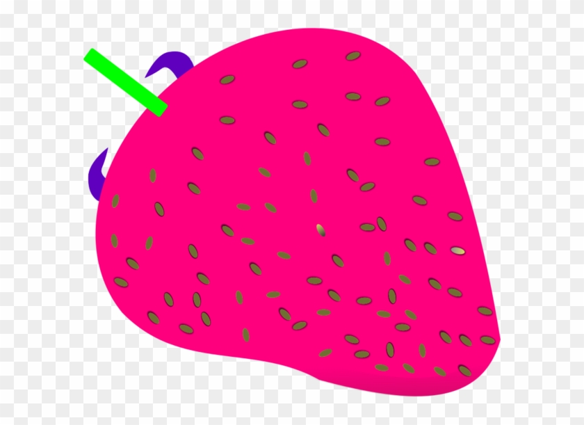 Strawberries Clipart Pink Strawberry - Png Download
