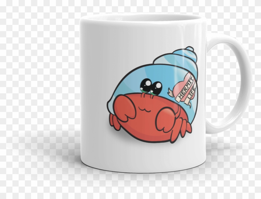Hermitlife Crab - Coffee Cup Clipart