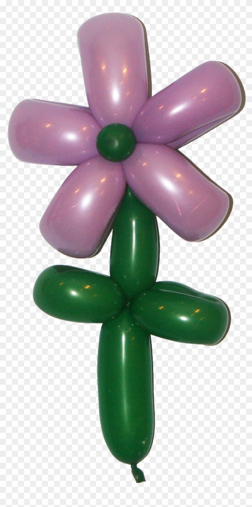 A 5 Petal Purple Balloon Flower From Buddy The Clown-www - Balloon Clipart #5155295