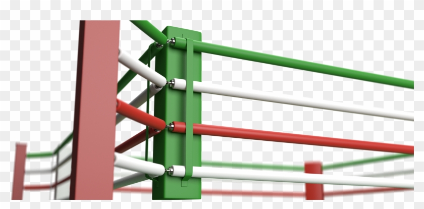 Las Cuerdas Del Ring Pueden Ser Tres O Cuatro, Con - Boxing Ring Ropes Png Clipart #5155450