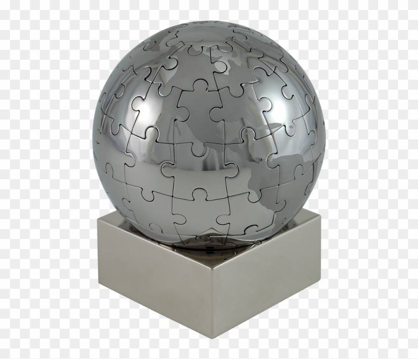 Magnetic Puzzle Globe - Metal Jigsaw Puzzles Clipart