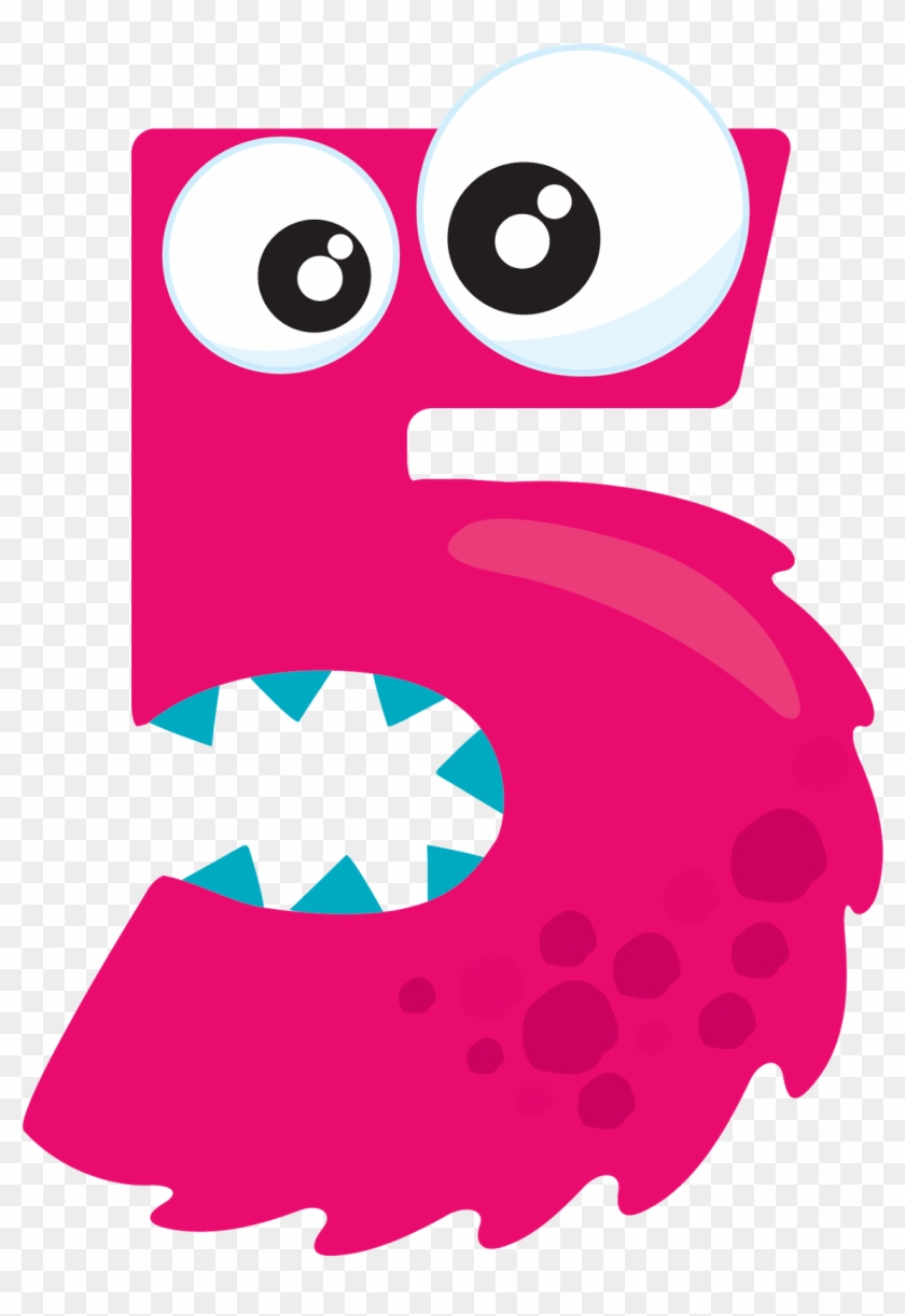 October Happiness Is Shaped Ben And Jerrys Ⓒ - Numeros De Monstruos Infantiles Clipart