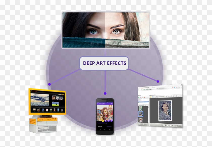 Deep Art Effects Image - Tablet Computer Clipart #5155825