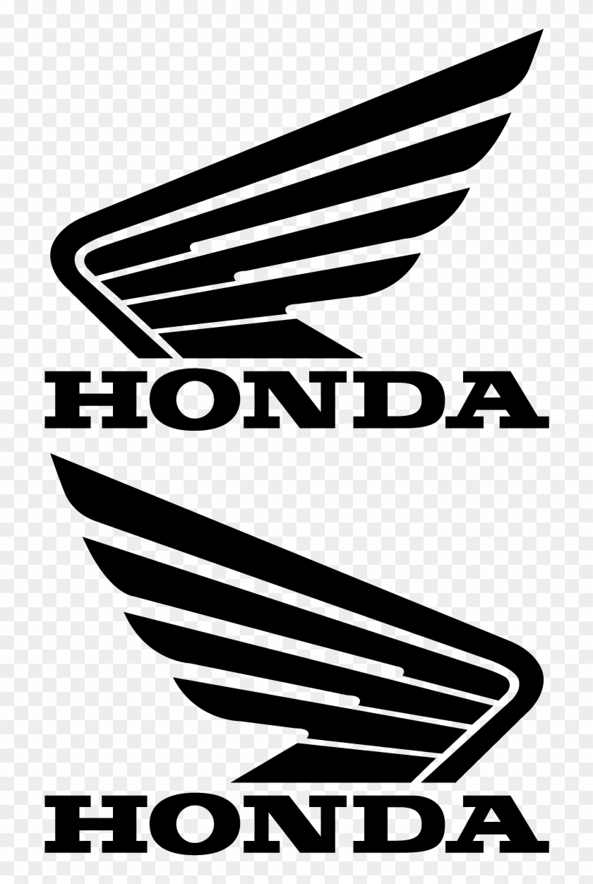 Honda Wing Logo Decal Sticker Vector - Honda Logo Clipart #5157217