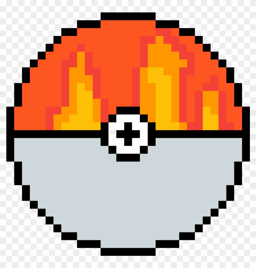 Flame Ball - Planeta Pixel Art Clipart #5157718