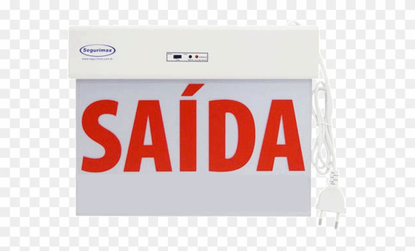 Sinalização Saída Acrílica Premium Fu Vermelha Sem - Paper Product Clipart #5157828