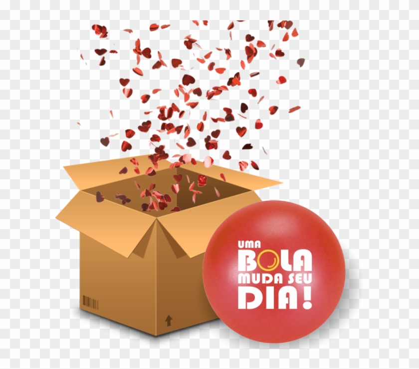 Bola Caixa Coraã‡ãƒo Vermelha - Digital Marketing Clipart
