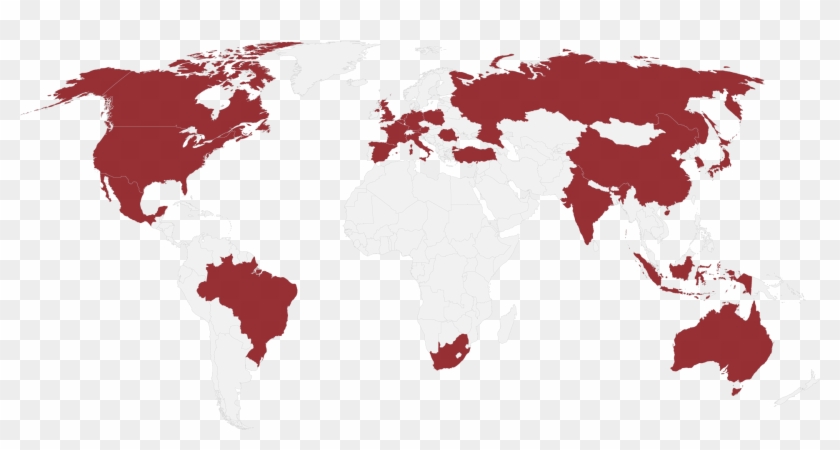 This Dual Challenge Of Globalization And Localization - World Map Of Starbucks Locations Clipart