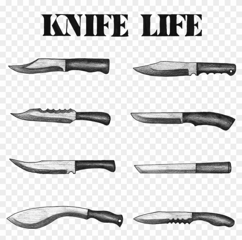Big Worksample Image - Hunting Knife Clipart #5158343