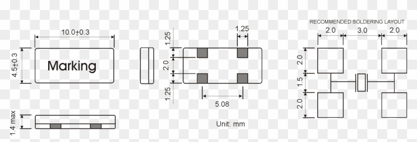 Smd Quartz Crystal - Sjl Clipart #5159240