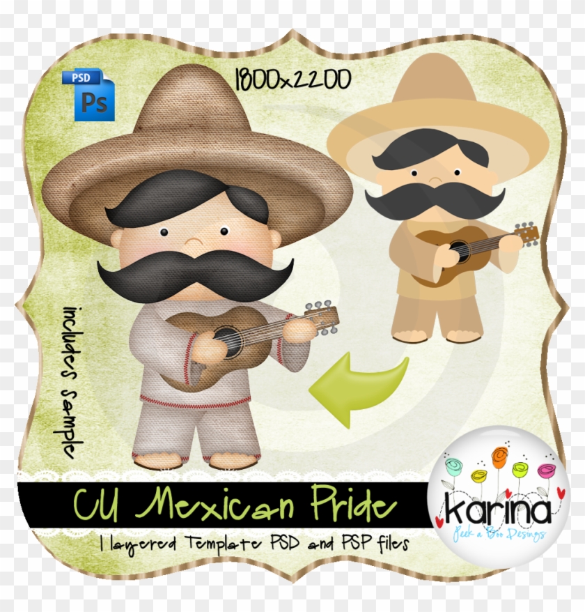 Mexican Pride Layered Template By Peek A Boo Designs - Template Clipart
