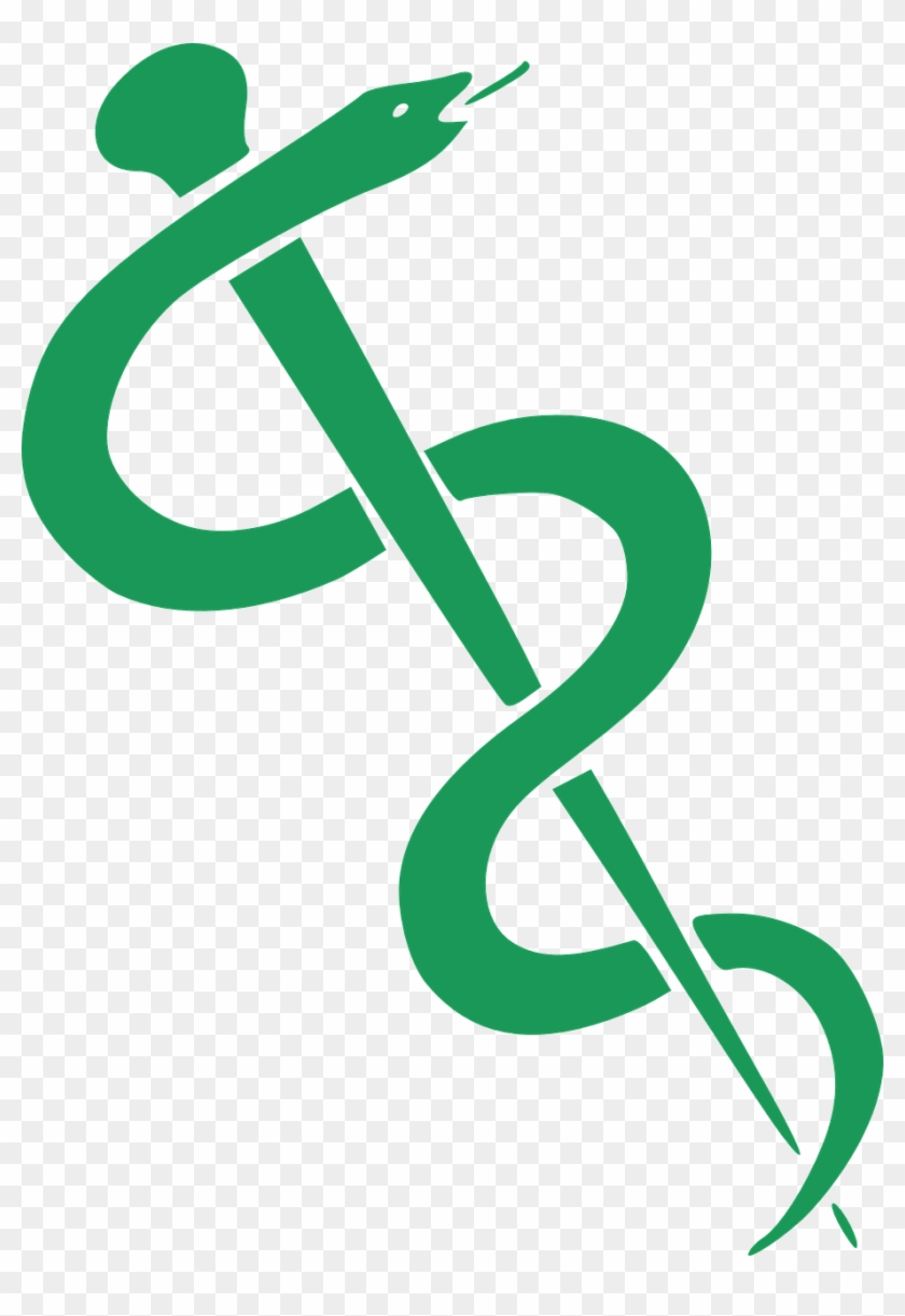 Rod Of Asclepius Svg Clipart #5159481