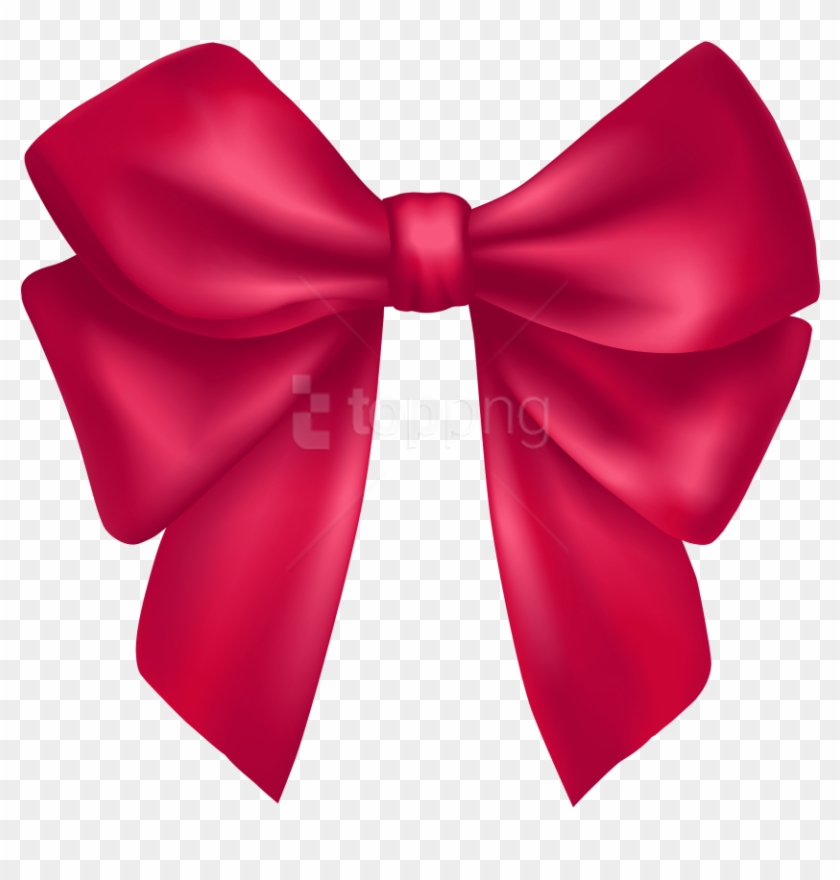 Free Png Download Dark Pink Bow Clipart Png Photo Png - Bow Clipart Png Transparent Png