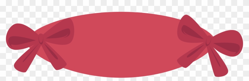 Bow Vector Light Pink - Title Box Vector Png Clipart