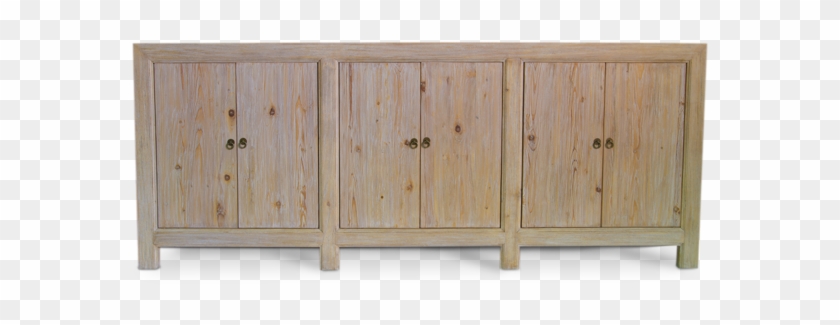 Aparador Lineas Rectas Con 6 Puertas Fabricado En Madera - Cupboard Clipart #5159781
