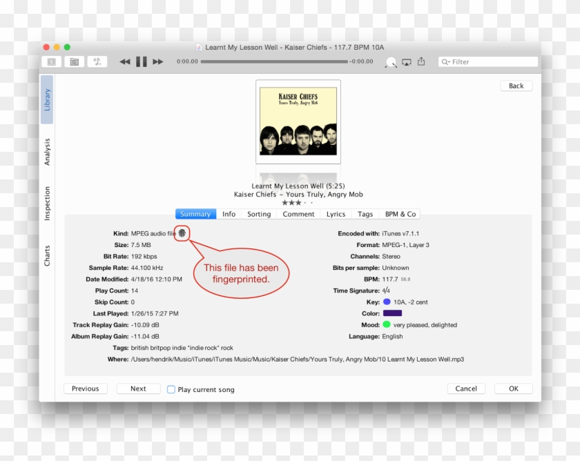 The Get Info Dialog Now Shows A Little Icon To Indicate - Chiefs Yours Truly Angry Mob Clipart
