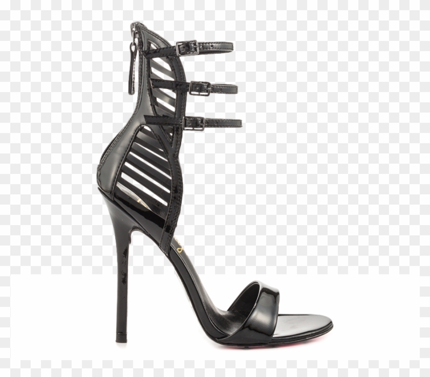 Taylorsays Miss Skully Laddered Ankle Stiletto All - Basic Pump Clipart