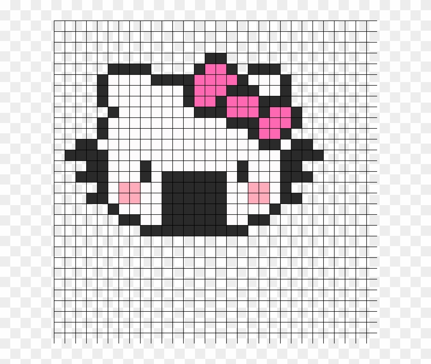 Hello Kitty Perler Bead Pattern 196225 - Perler Beads Hello Kitty Pattern Clipart #5160461