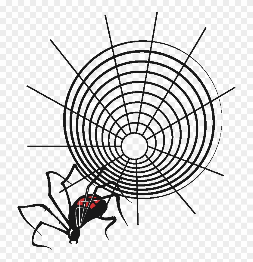Input Spider And Web 2 Clipart #5160689