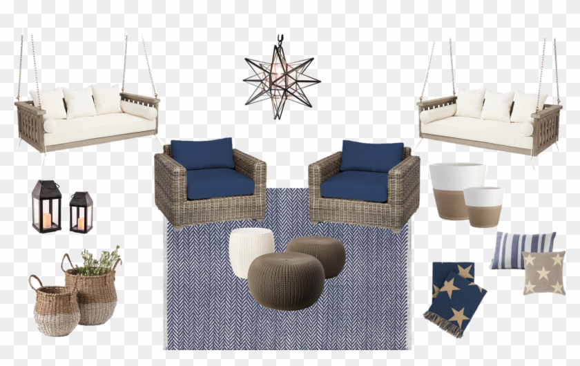 Outdoor Living Area - Club Chair Clipart